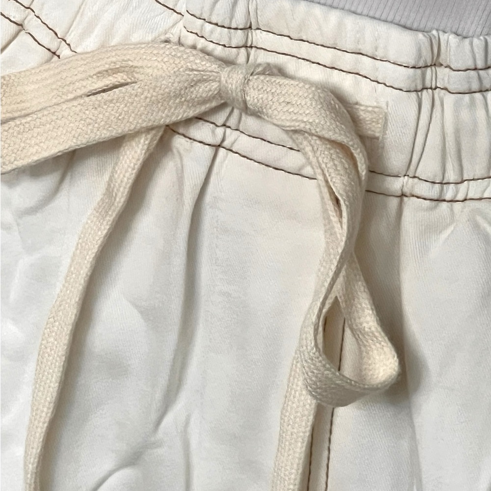 DAY -MOON off white wide leg pull on pants S M L - Picture 7 of 8